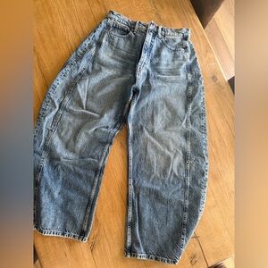 Good American Barrel Jeans NWOT